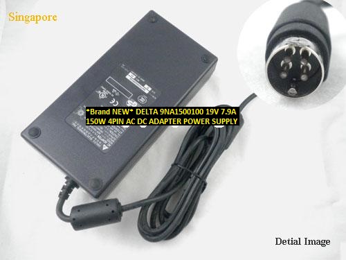 *Brand NEW* DELTA 9NA1500100 19V 7.9A 150W 4PIN AC DC ADAPTER POWER SUPPLY